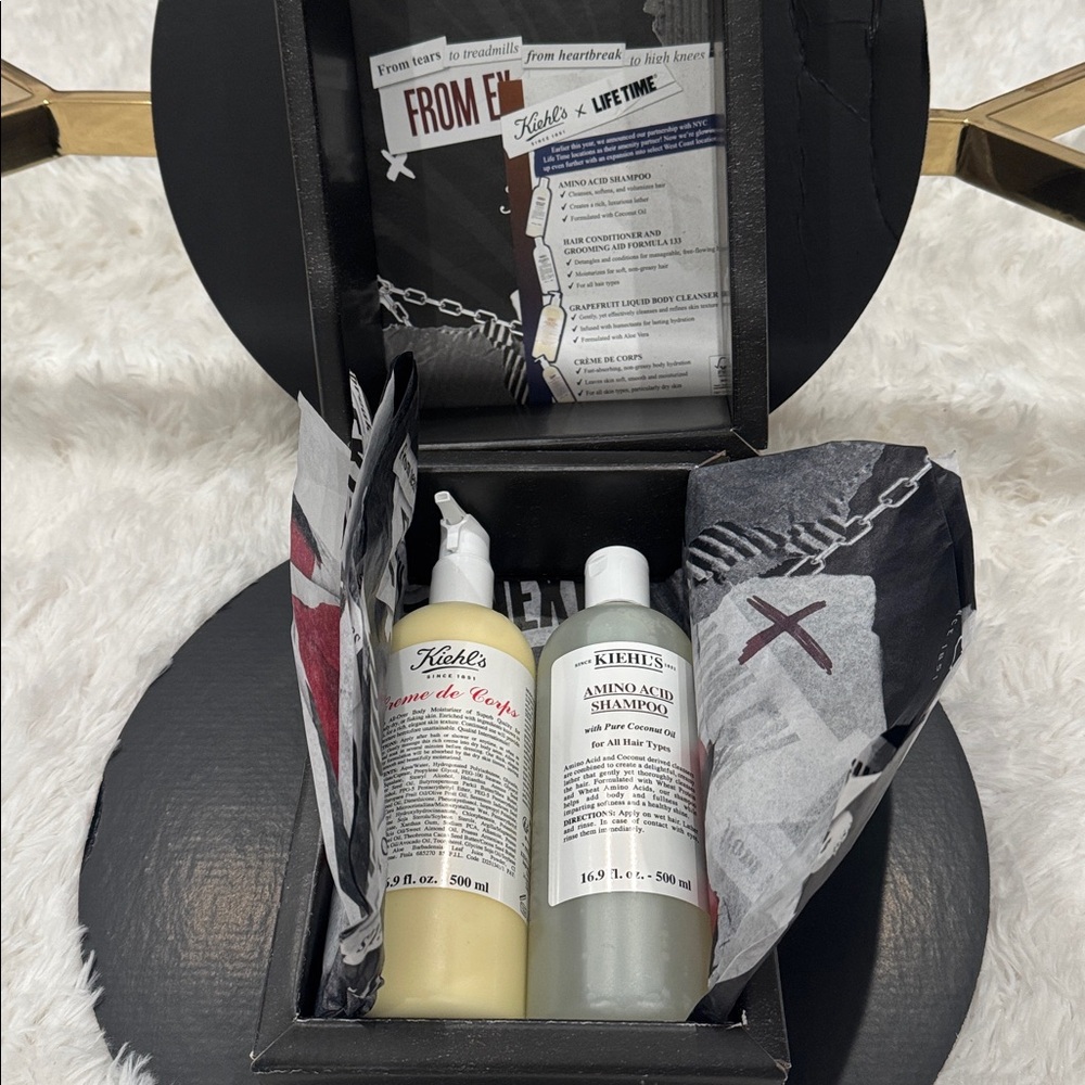 Kiehl's Amino Acid Shampoo and Creme de Corps Set BRAND NEW